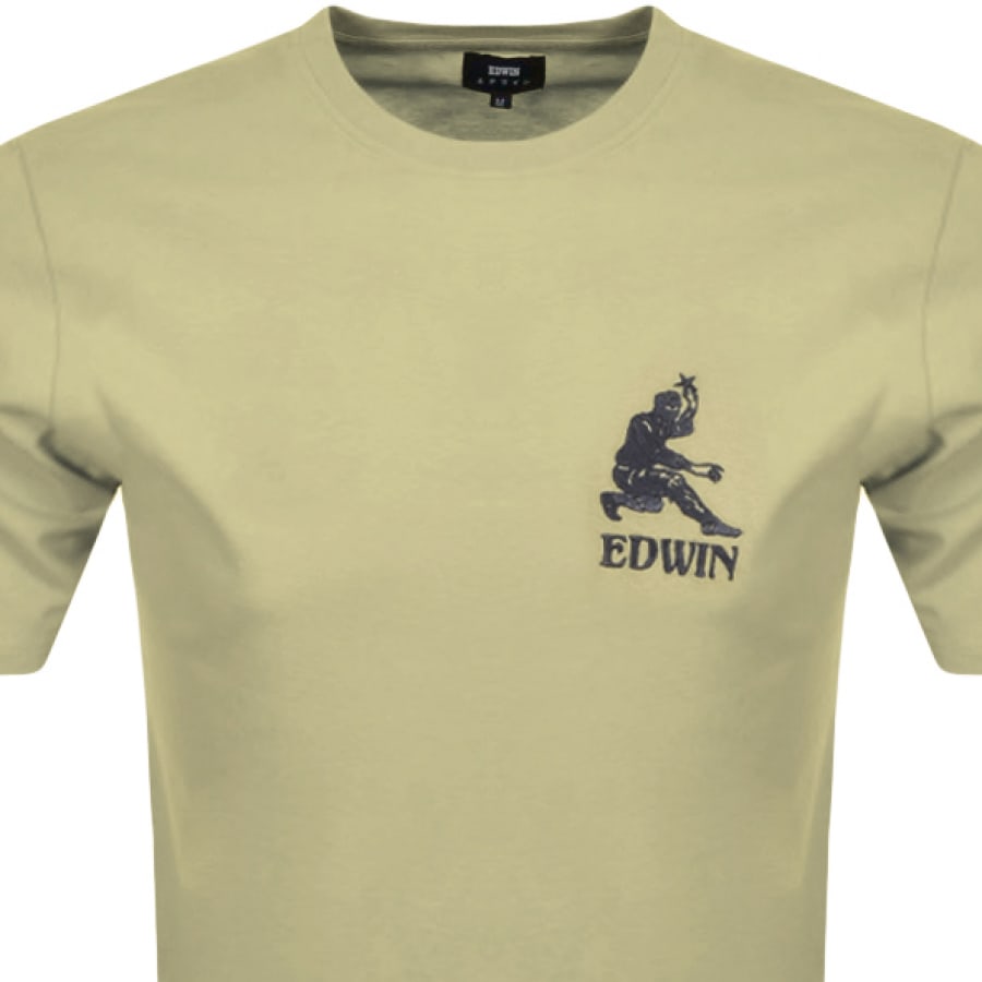 Alternative Image for ProductEdwin Shinobii Logo Short Sleeve T Shirt Khaki2